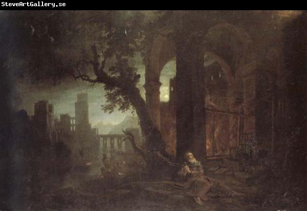 Claude Lorrain Landscape with the Temptations of St.Anthony Abbot